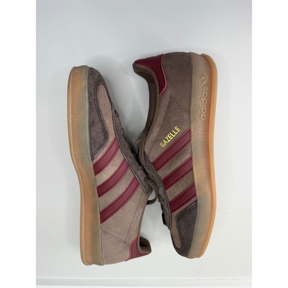 Adidas Gazelle Indoor Earth Strata Shadow Red Gum JQ8398 Mens Size 7.5 NEW